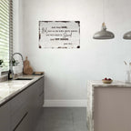 Large 24x36 Acts 16:31 scripture on premium aluminum metal wall print for a modern Christian home and family room decor.
